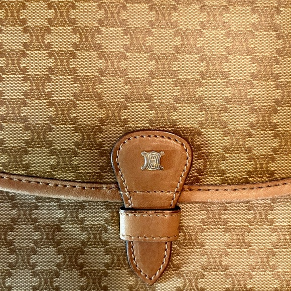 CELINE vintage Macadam foldover Clutch - Good Condition with COA - Picture 3 of 9